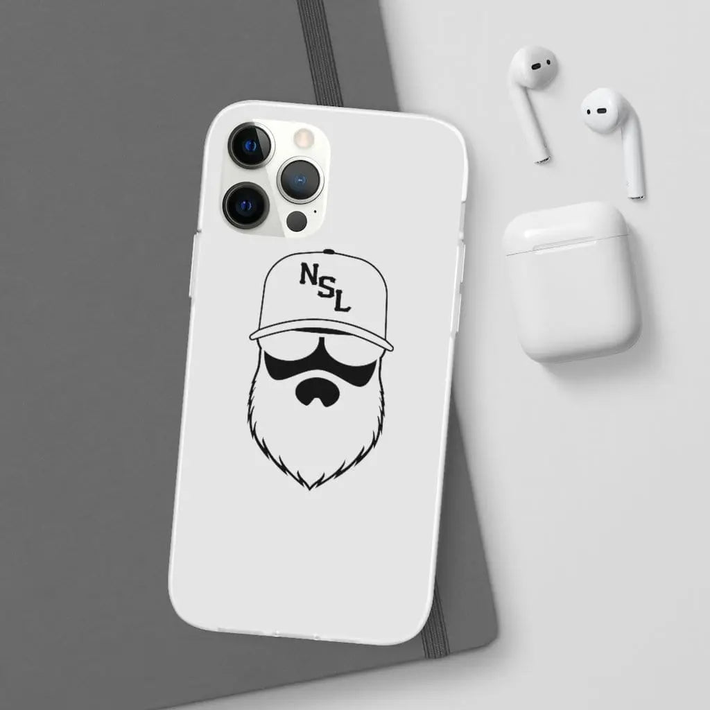 No Shave Life Beard League White Durable Phone Case|Phone Case