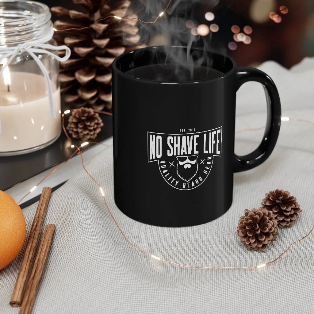 NSL Badge Black Ceramic Coffee Mug|Mug