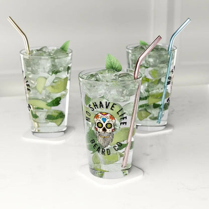 Sugar Skull Pint Glass|Pint Glass