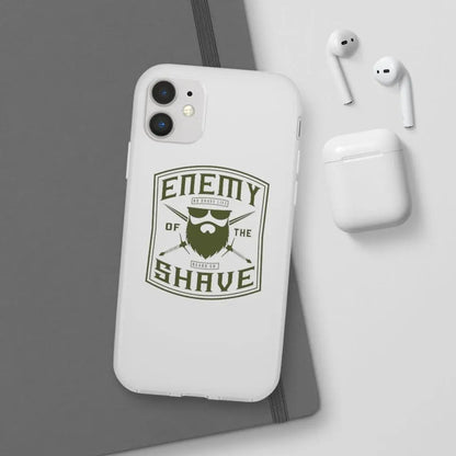 ENEMY OF THE SHAVE White Durable Phone Case|Phone Case