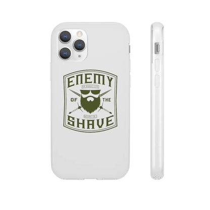 ENEMY OF THE SHAVE White Durable Phone Case|Phone Case