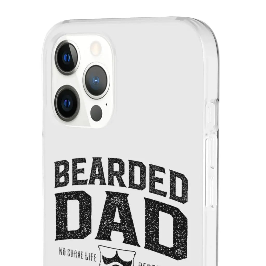 Bearded Dad White Durable Phone Case|Phone Case