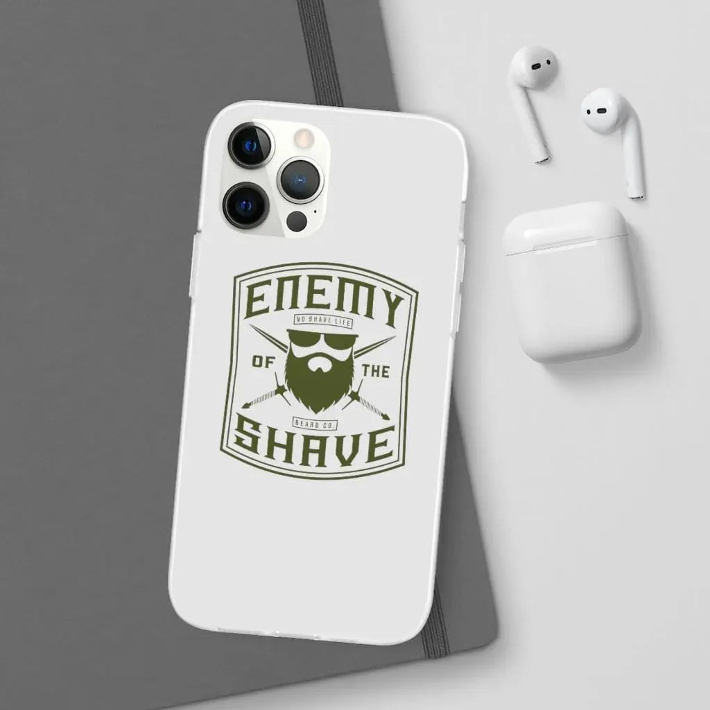 ENEMY OF THE SHAVE White Durable Phone Case|Phone Case