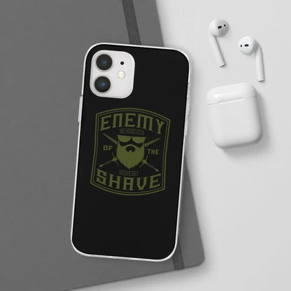 ENEMY OF THE SHAVE Black Durable Phone Case|Phone Case