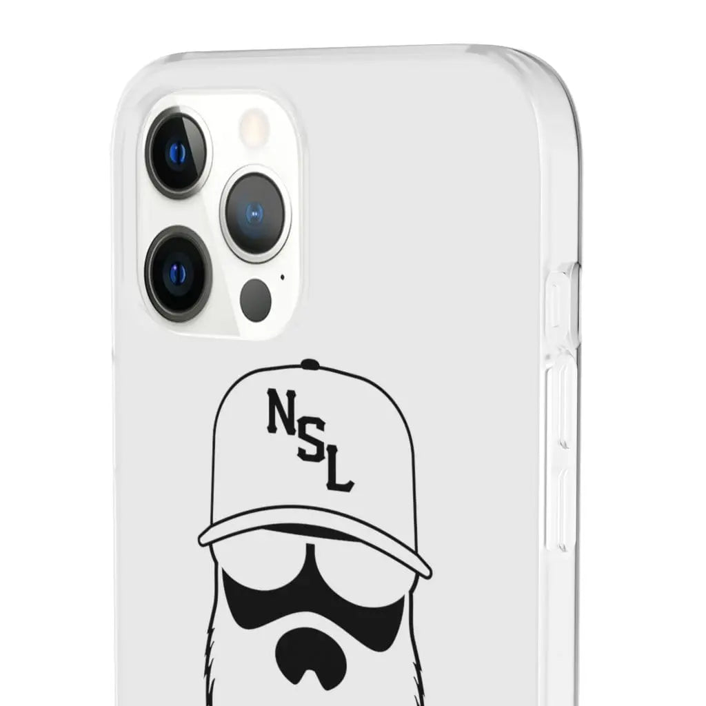 No Shave Life Beard League White Durable Phone Case|Phone Case