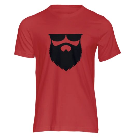 OG No Shave Life Beard Red T-Shirt|T-Shirt