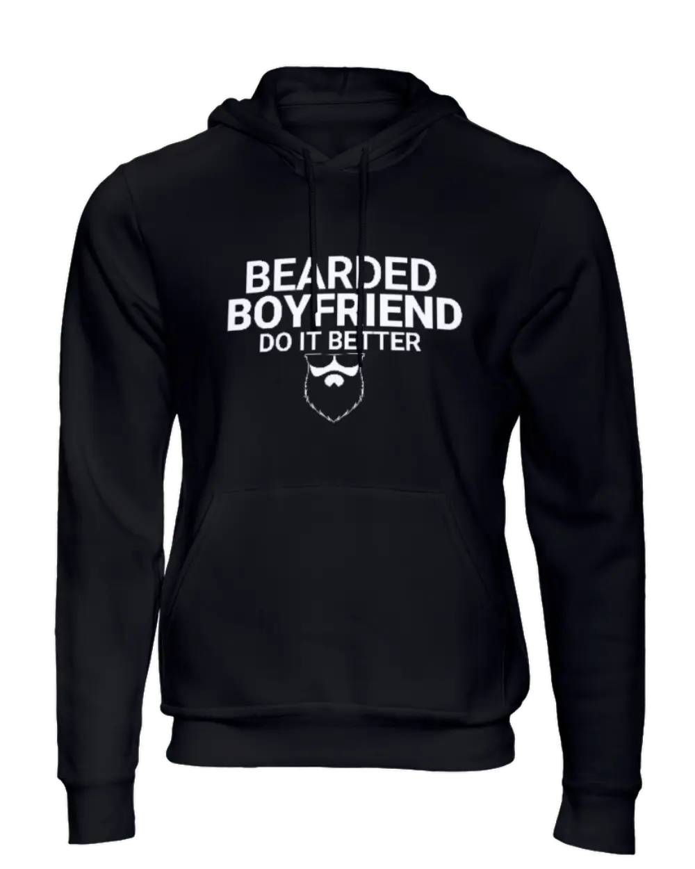 I'm With Bearded Boyfriend/Bearded Boyfriend Couple Hoodie|Couple Hoodies