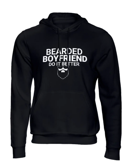 I'm With Bearded Boyfriend/Bearded Boyfriend Couple Hoodie|Couple Hoodies