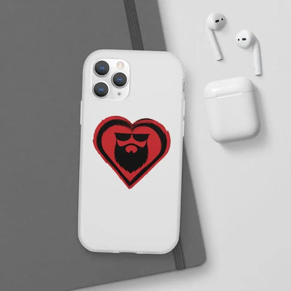 Beard Love White Durable Phone Case|Phone Case