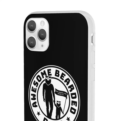 AWESOME BEARDED DAD Black Durable Phone Case|Phone Case