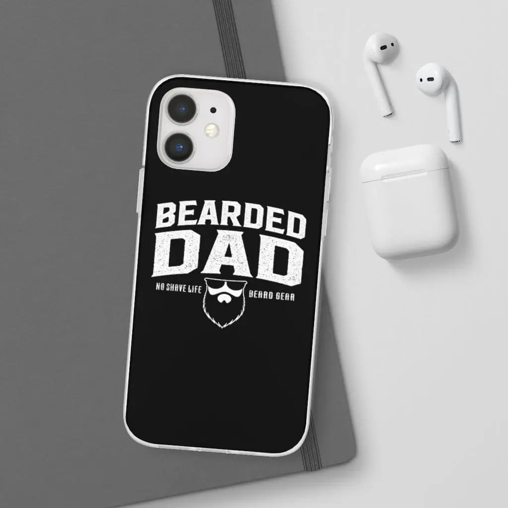 Bearded Dad Black Durable Phone Case|Phone Case