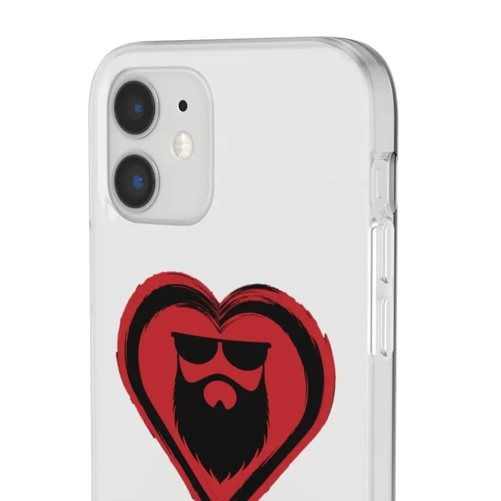 Beard Love White Durable Phone Case|Phone Case