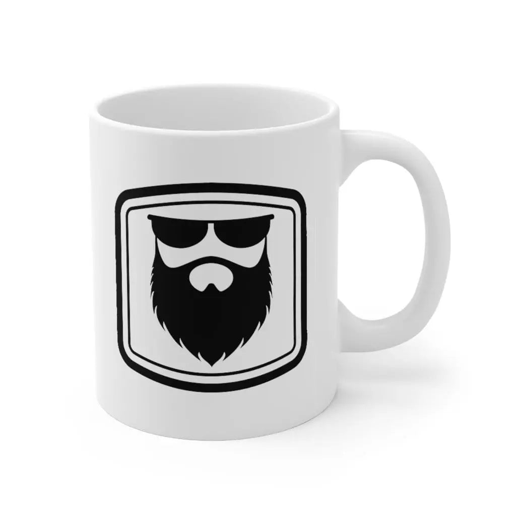 THE OG BEARD 2.0 White Ceramic Coffee Mug|Mug