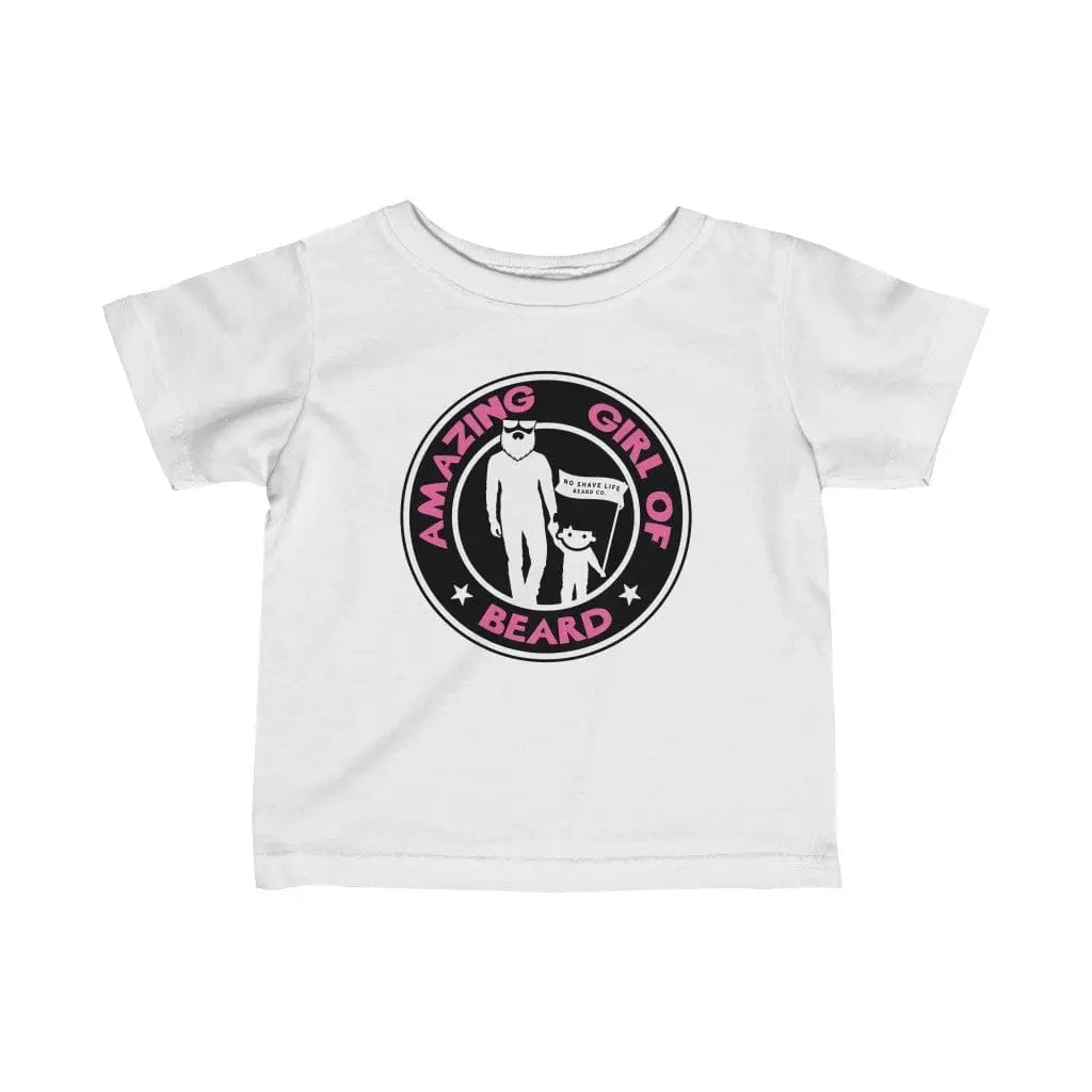 Amazing Girl of Beard Baby Infant T-Shirt|Baby T-Shirt