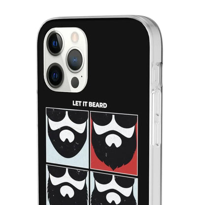 Let it Beard Black Durable Phone Case|Phone Case