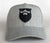 Gorra snapback con logo OG Beard - Visera curva gris jaspeado|Gorra