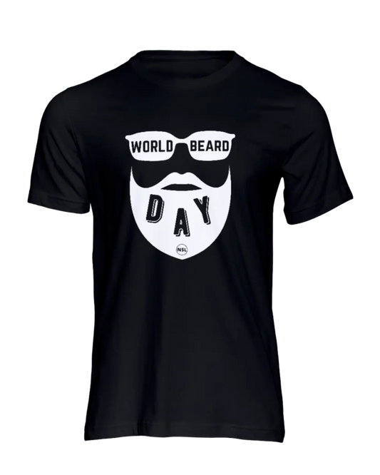 WORLD BEARD DAY Ver 4 Black Men's  T-Shirt|T-Shirt