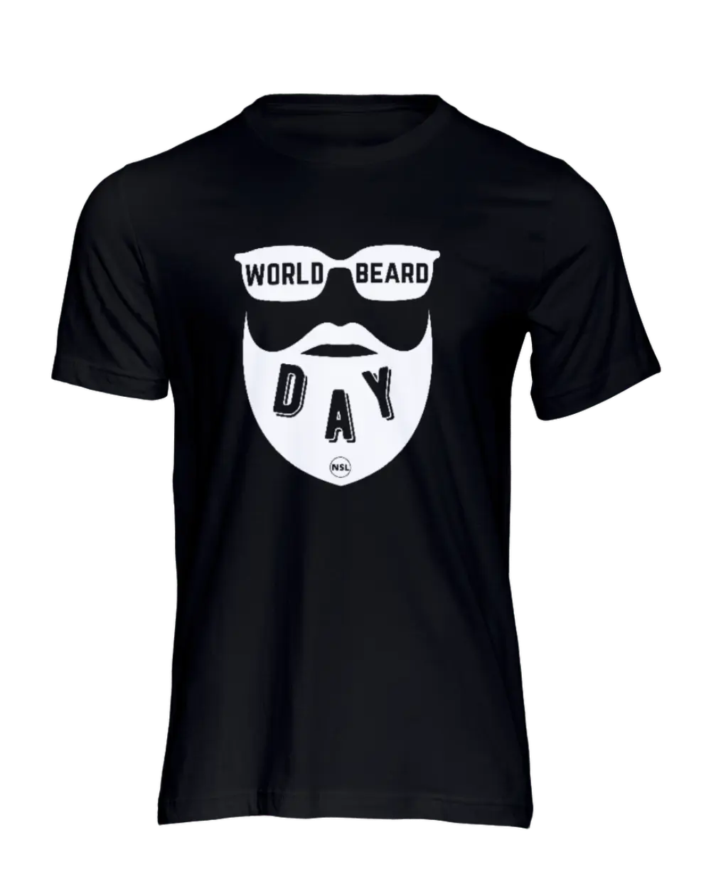 WORLD BEARD DAY Ver 4 Black Men's  T-Shirt|T-Shirt