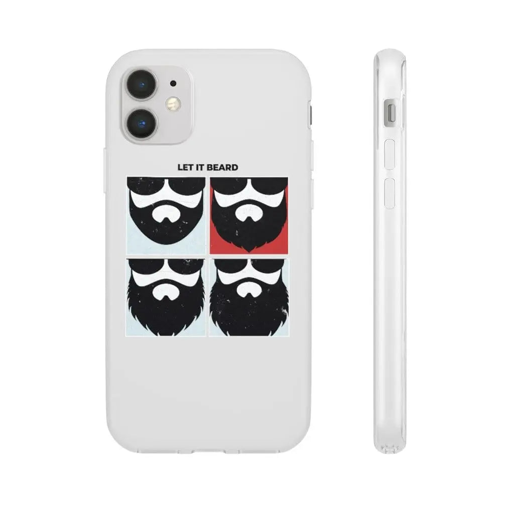 Let it Beard White Durable Phone Case|Phone Case