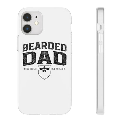 Bearded Dad White Durable Phone Case|Phone Case