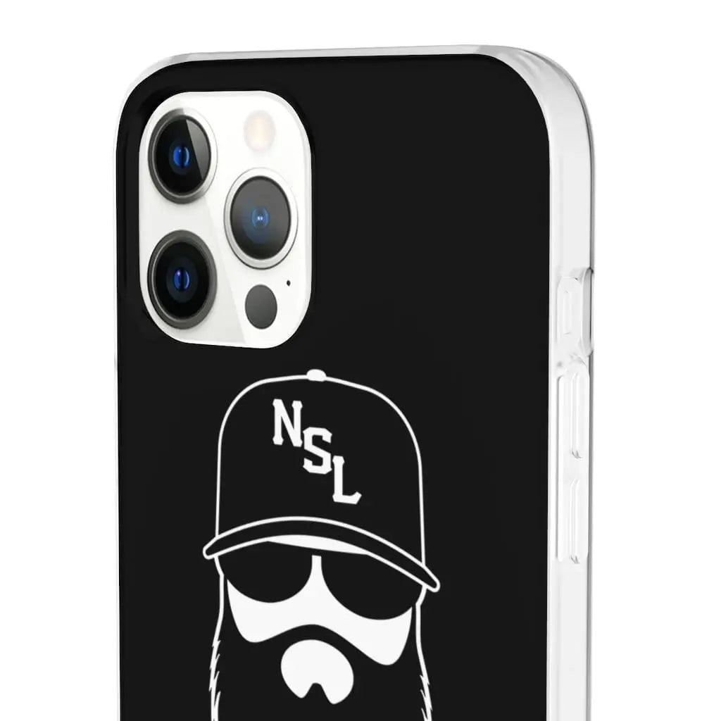 No Shave Life Beard League Black Durable Phone Case|Phone Case