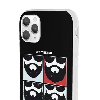 Let it Beard Black Durable Phone Case|Phone Case