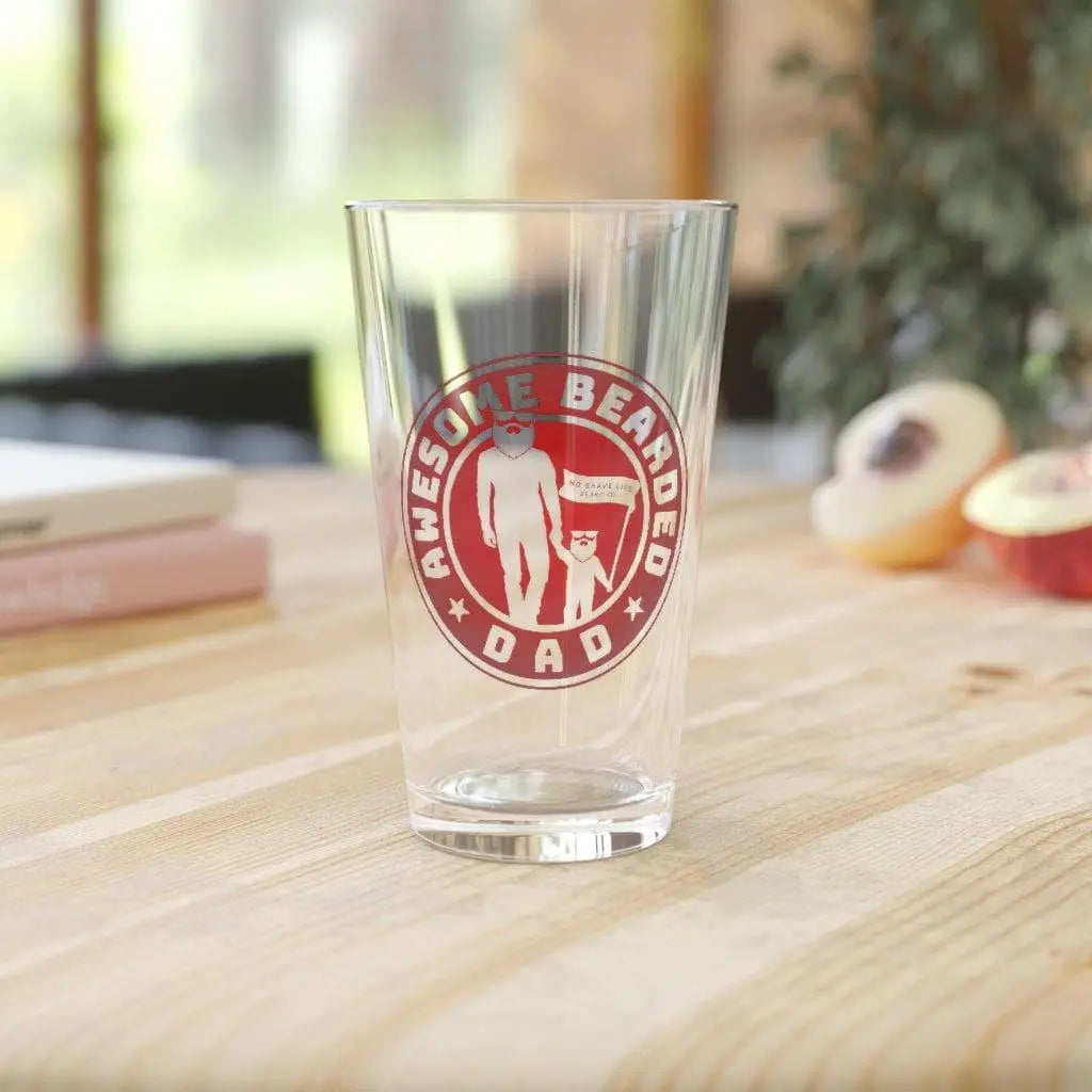 Awesome Bearded Dad Pint Glass|Pint Glass