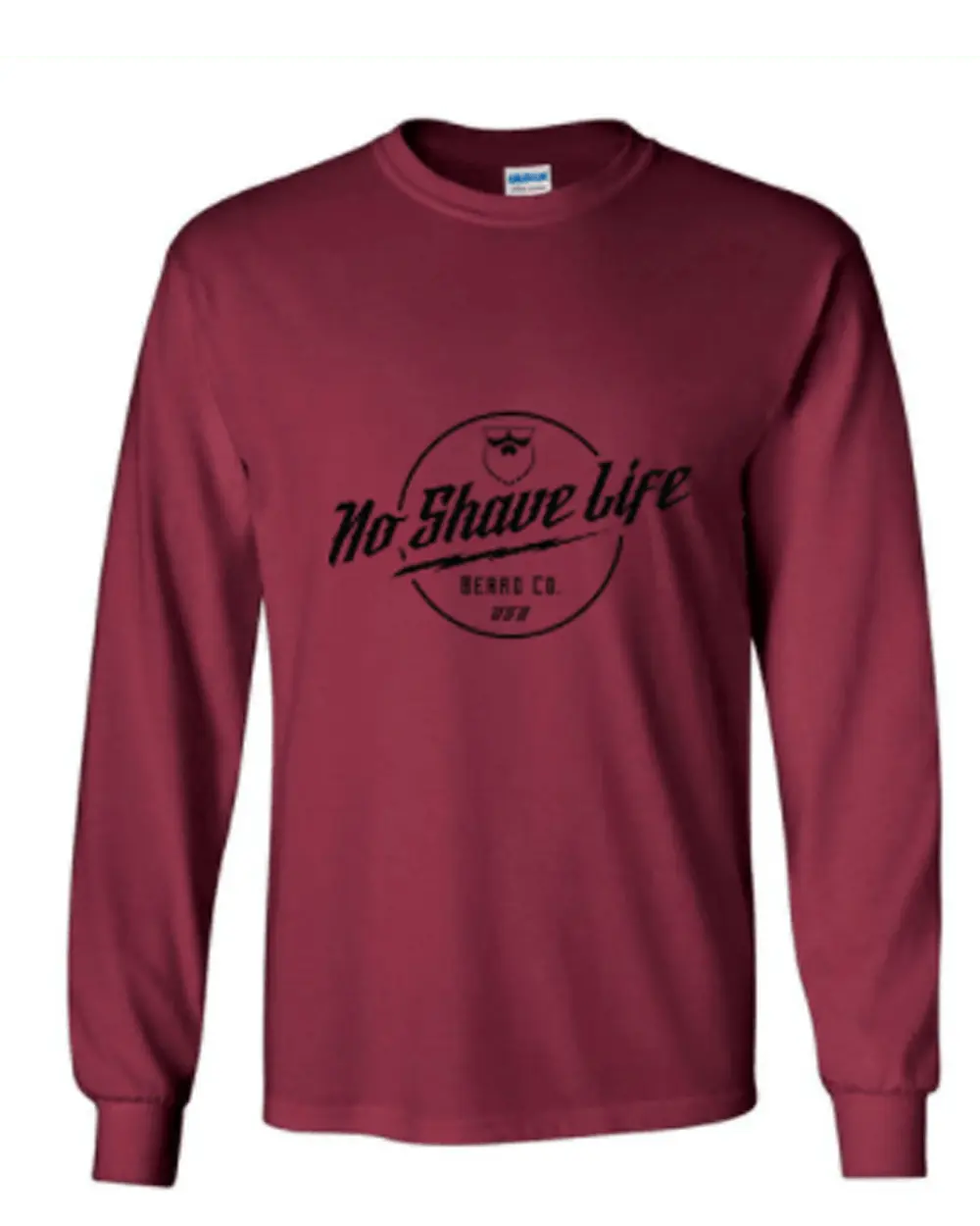 No Shave Life Crate Red Long Sleeve Shirt|Long Sleeve Shirt