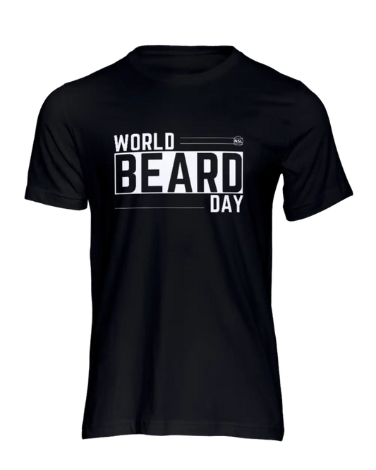 WORLD BEARD DAY Ver 3 Black Men's  T-Shirt|T-Shirt