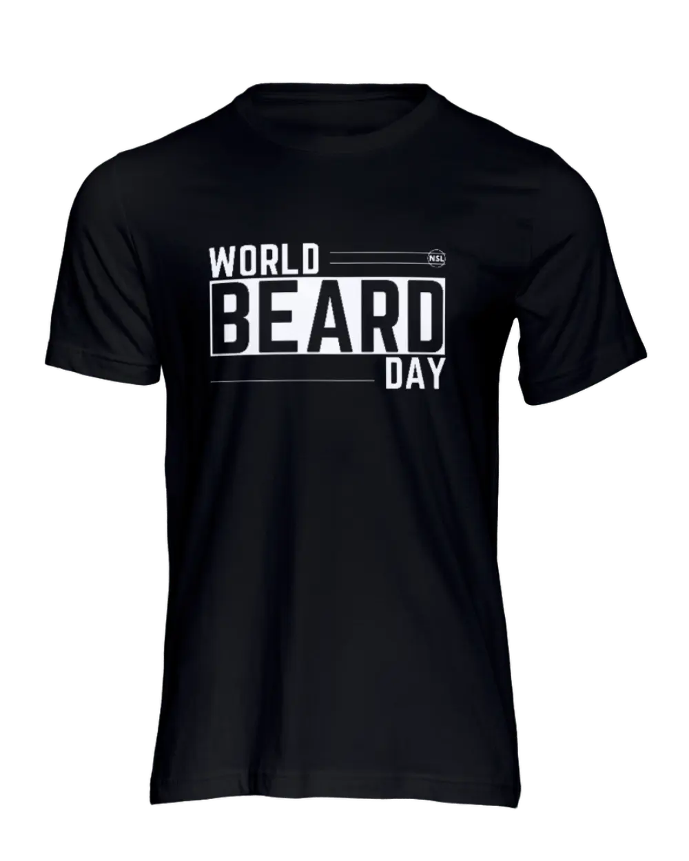 WORLD BEARD DAY Ver 3 Black Men's  T-Shirt|T-Shirt