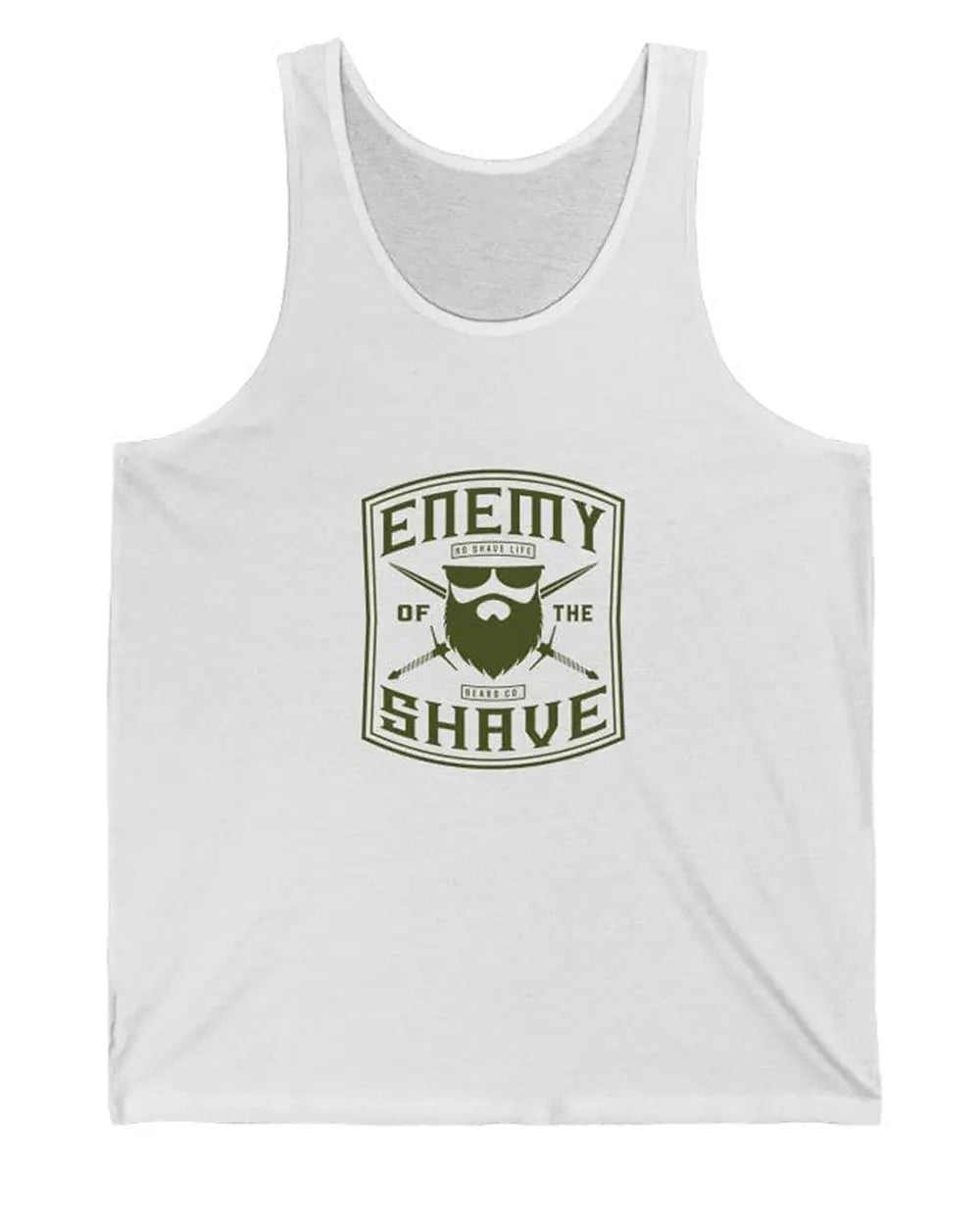 Camiseta sin mangas para hombre ENEMY OF THE SHAVE la camiseta sin mangas ENEMY OF THE SHAVE es o