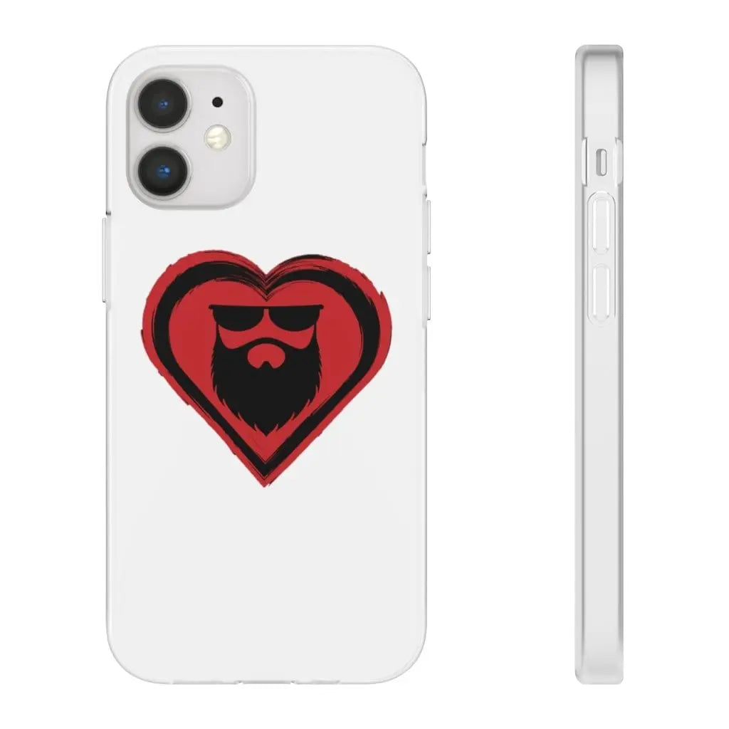 Beard Love White Durable Phone Case|Phone Case