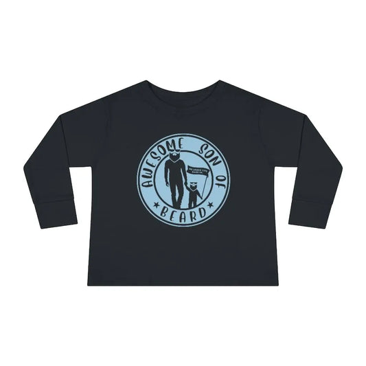 Awesome Son of Beard Toddler Long Sleeve Shirt|Toddler Long Sleeve