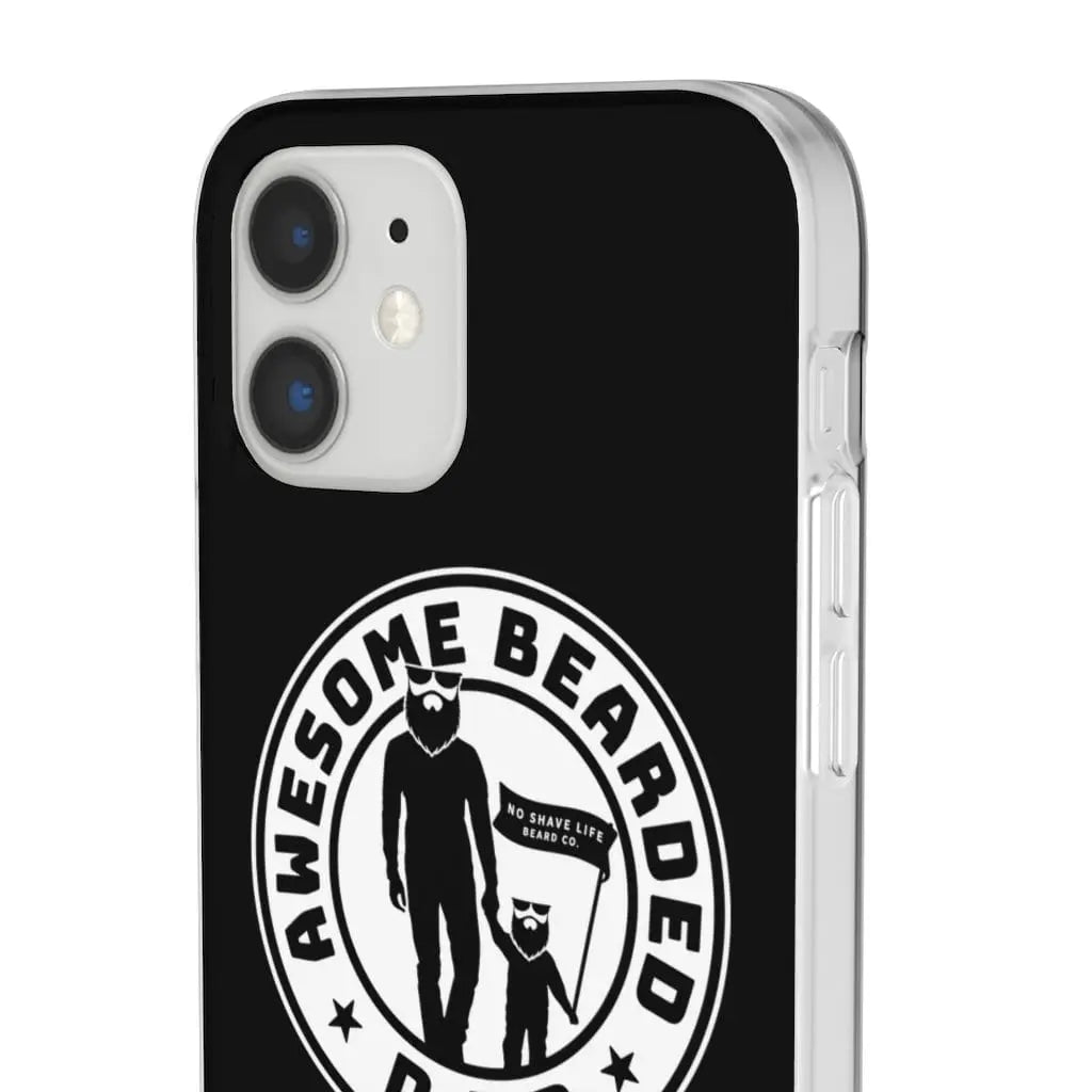 AWESOME BEARDED DAD Black Durable Phone Case|Phone Case