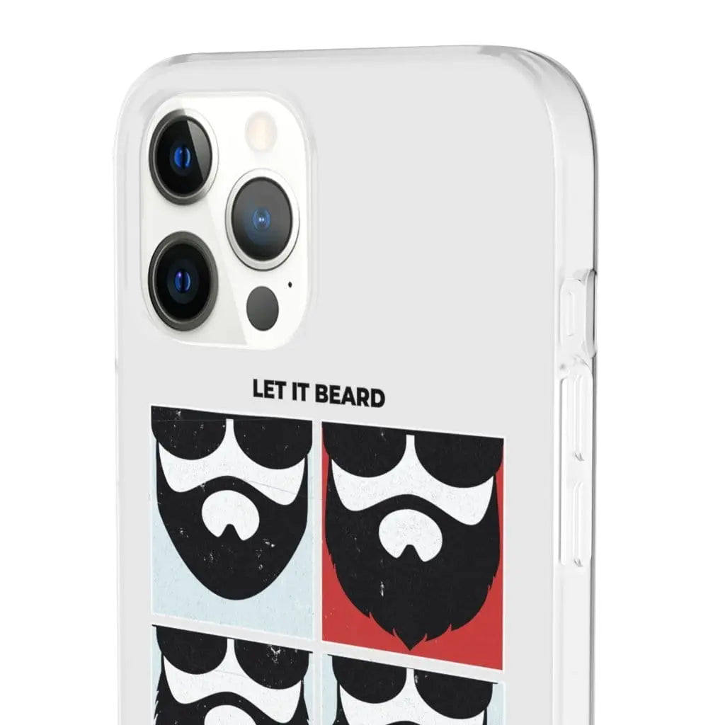 Let it Beard White Durable Phone Case|Phone Case