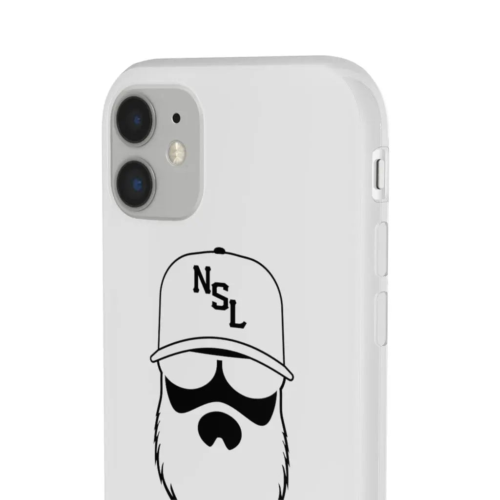 No Shave Life Beard League White Durable Phone Case|Phone Case