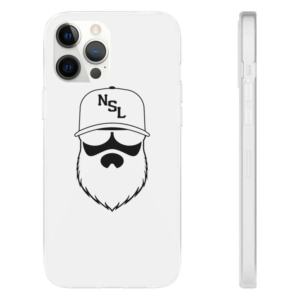 No Shave Life Beard League White Durable Phone Case|Phone Case