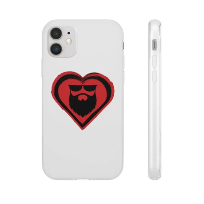 Beard Love White Durable Phone Case|Phone Case