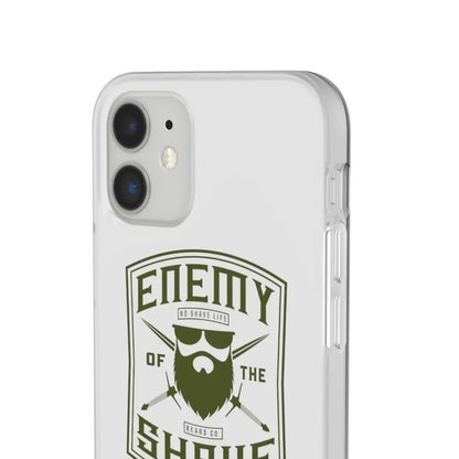 ENEMY OF THE SHAVE White Durable Phone Case|Phone Case