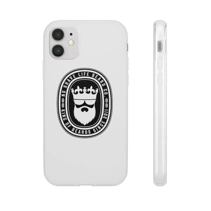 KING OF BEARDS White Durable Phone Case|Phone Case