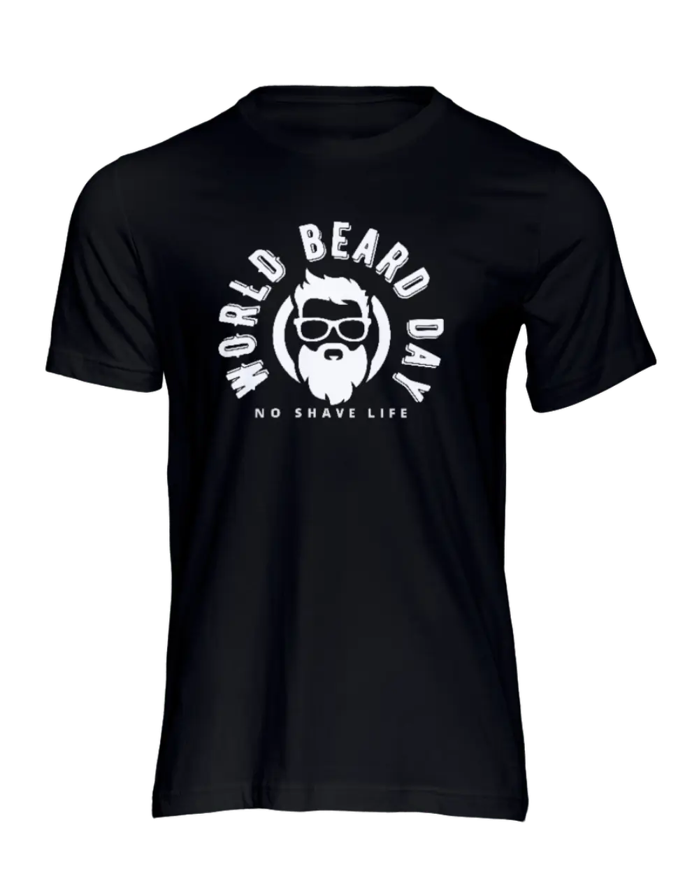 WORLD BEARD DAY Ver 2 Black Men's  T-Shirt|T-Shirt