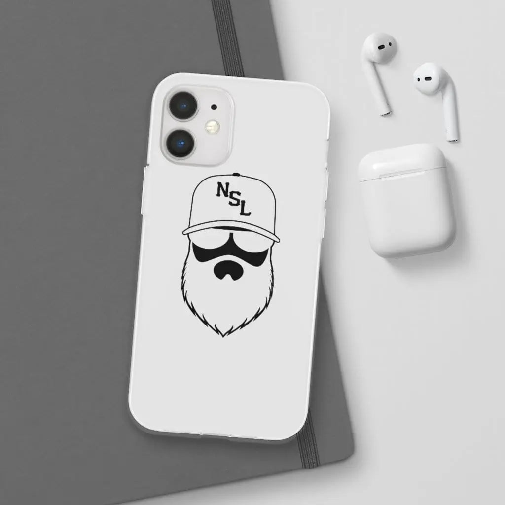 No Shave Life Beard League White Durable Phone Case|Phone Case