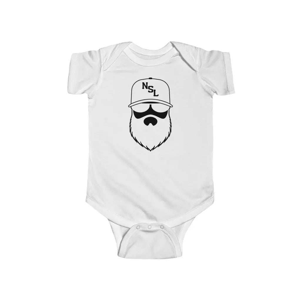 No Shave Life Beard League Baby Infant Bodysuit Onesie|Baby Onesie