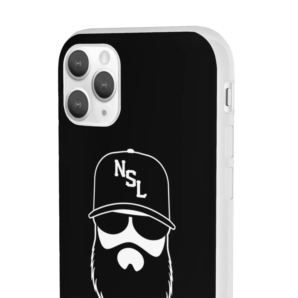 No Shave Life Beard League Black Durable Phone Case|Phone Case