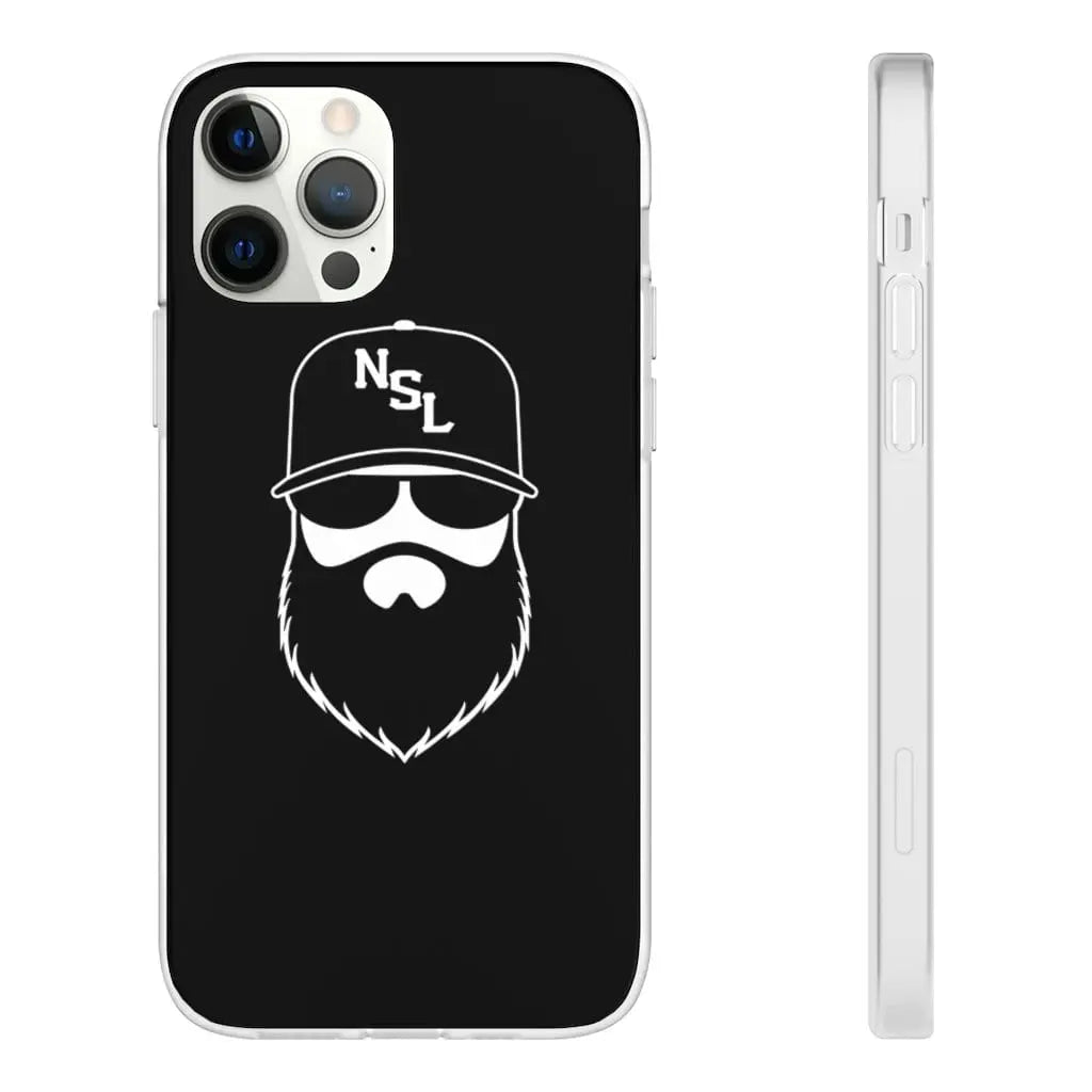 No Shave Life Beard League Black Durable Phone Case|Phone Case