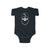 No Shave Life Beard League Black Baby Infant Bodysuit Onesie|Baby Onesie