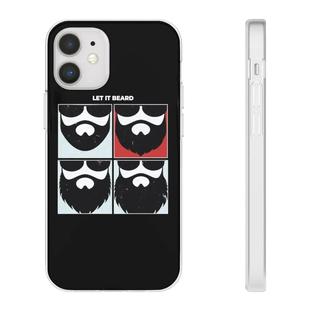 Let it Beard Black Durable Phone Case|Phone Case