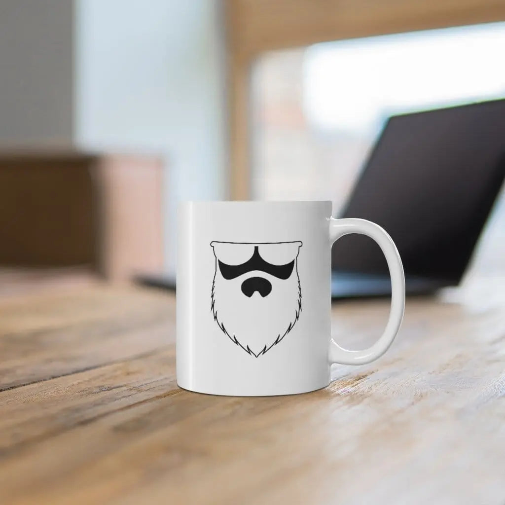 OG Dark Heather White Ceramic Coffee Mug|Mug