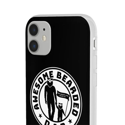 AWESOME BEARDED DAD Black Durable Phone Case|Phone Case