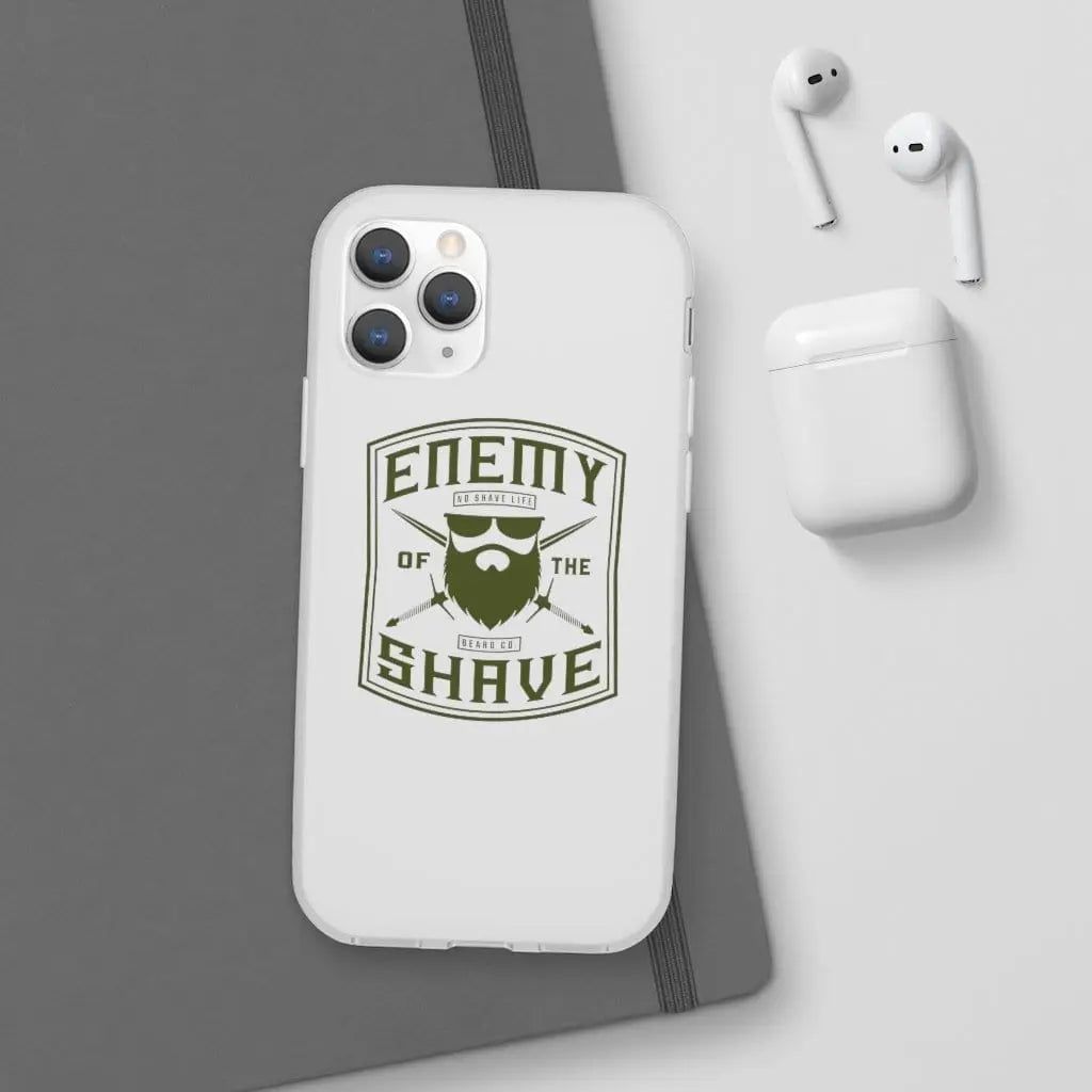 ENEMY OF THE SHAVE White Durable Phone Case|Phone Case